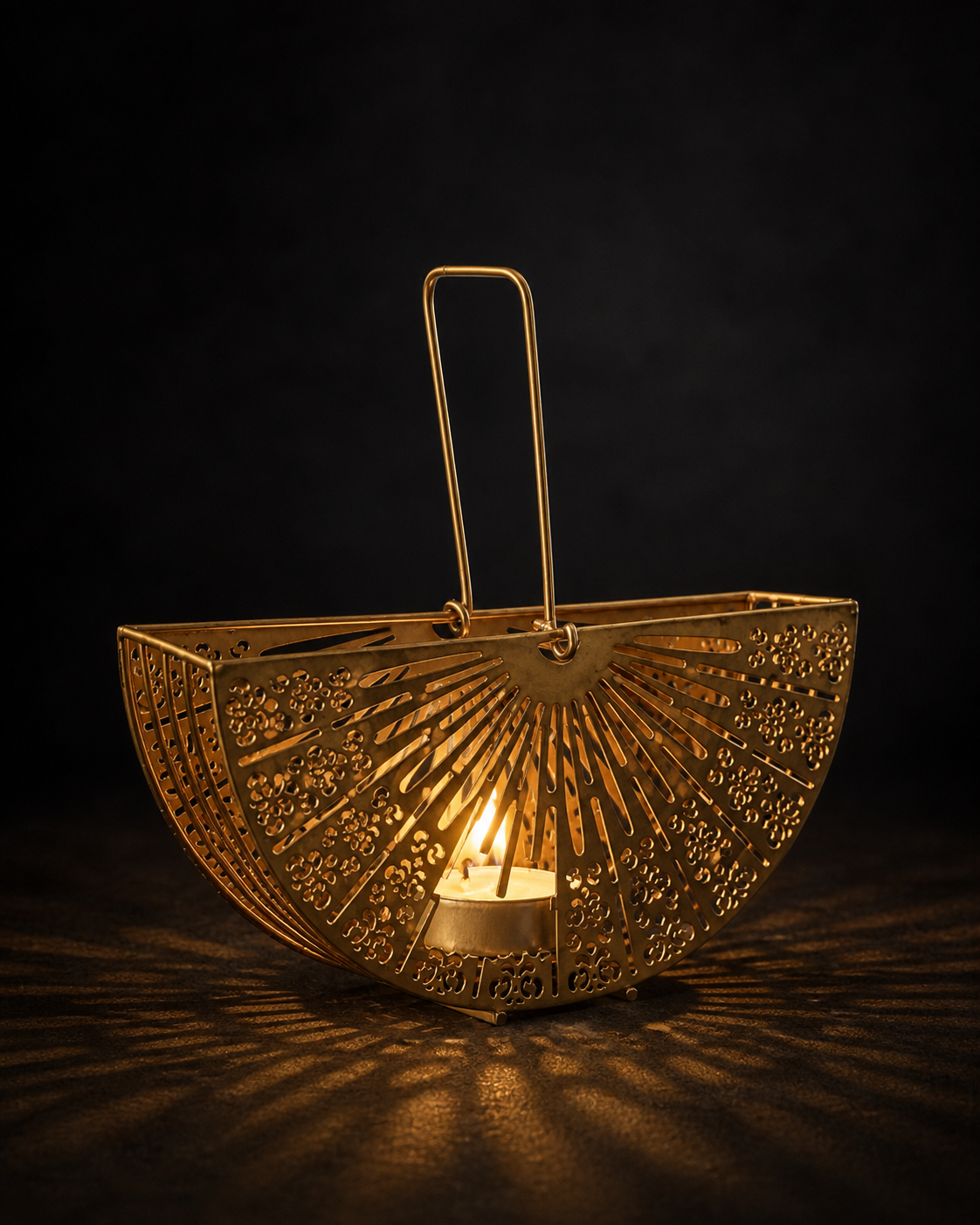 Half-Moon Hanging Lantern