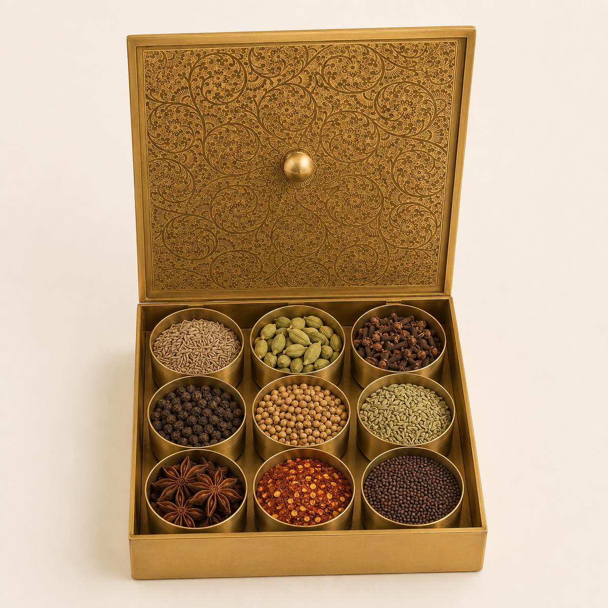 Masala Box Square (9-Compartment)