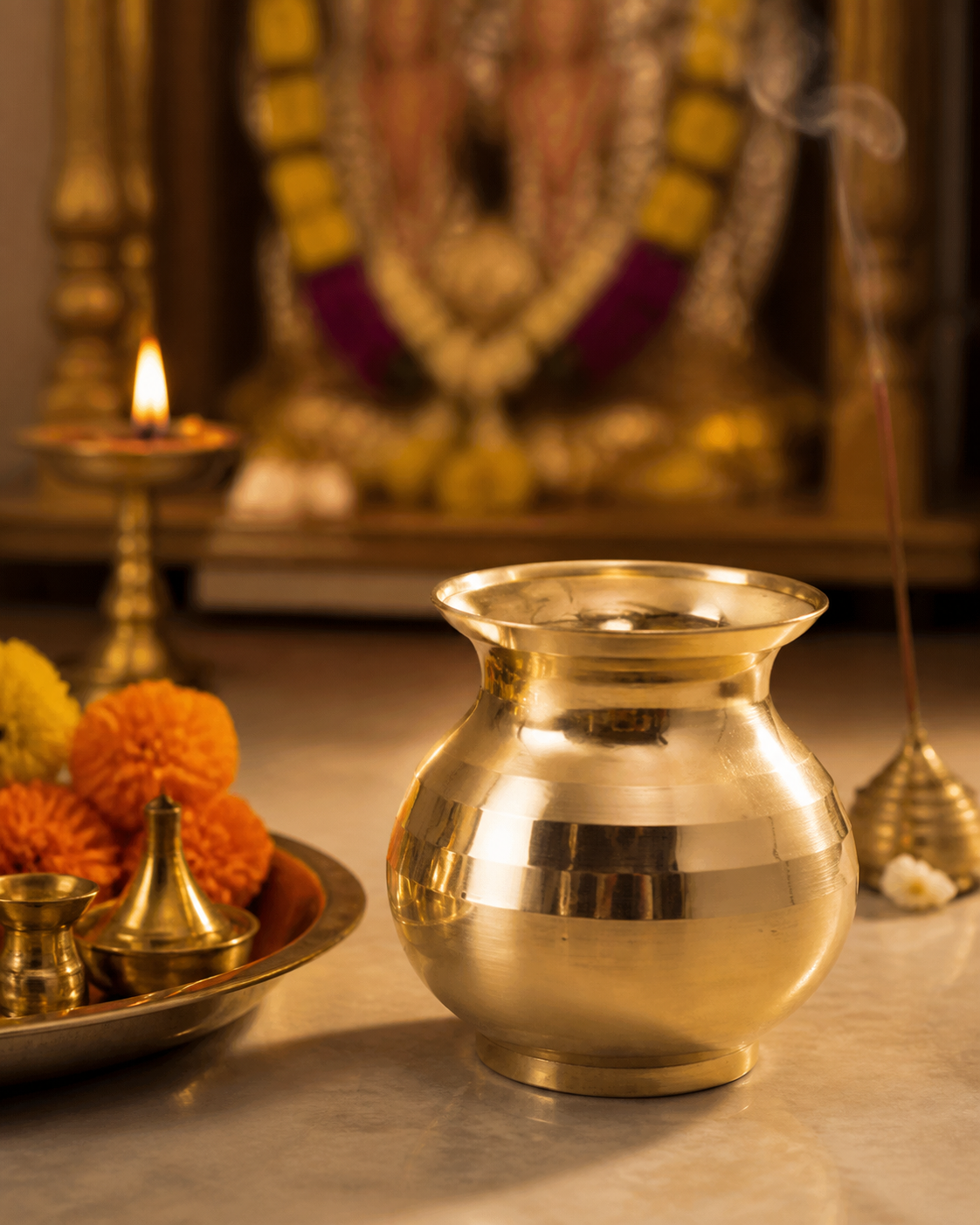 Brass Lota Fancy (Kalash) – Handcrafted Moradabad Brass