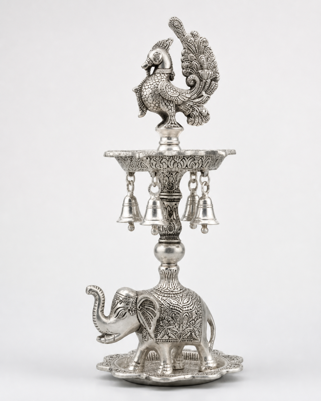 Elephant Samai Oil Lamp – 12 inch
