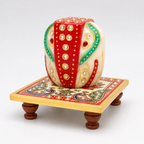 Marble Ganesh Chowki – Small
