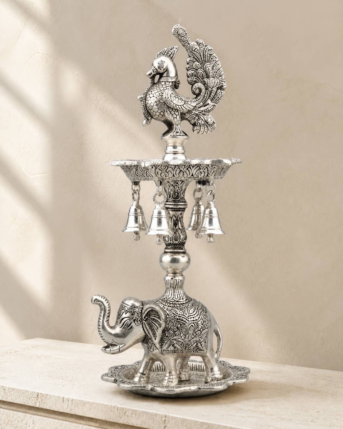 Elephant Samai Oil Lamp – 12 inch