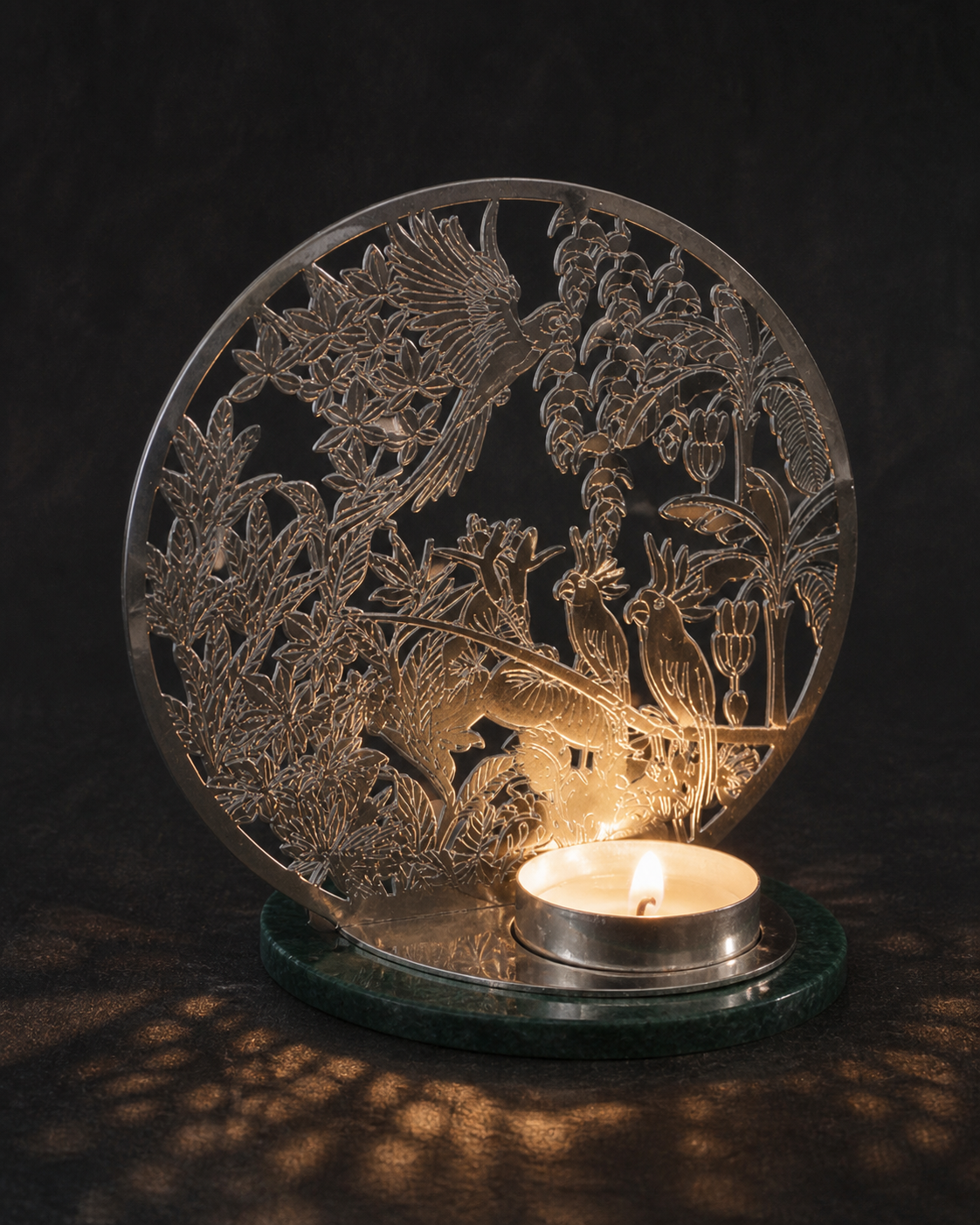 Parrot Tealight Holder – Large, Boxed