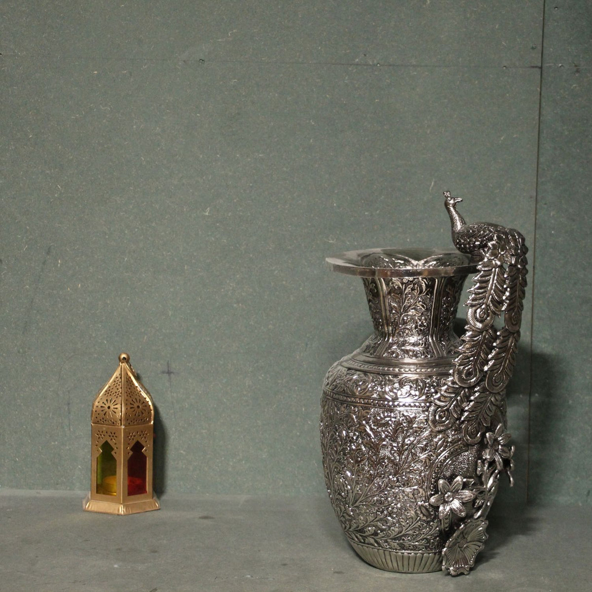 Peacock Handle Flower Pot – Tall