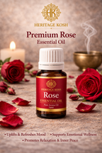 Handcrafted Premium Heritage Floral Aroma Oil Set made in India – HeritageKosh