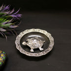 Tortoise Plate – Silver — Antique silver