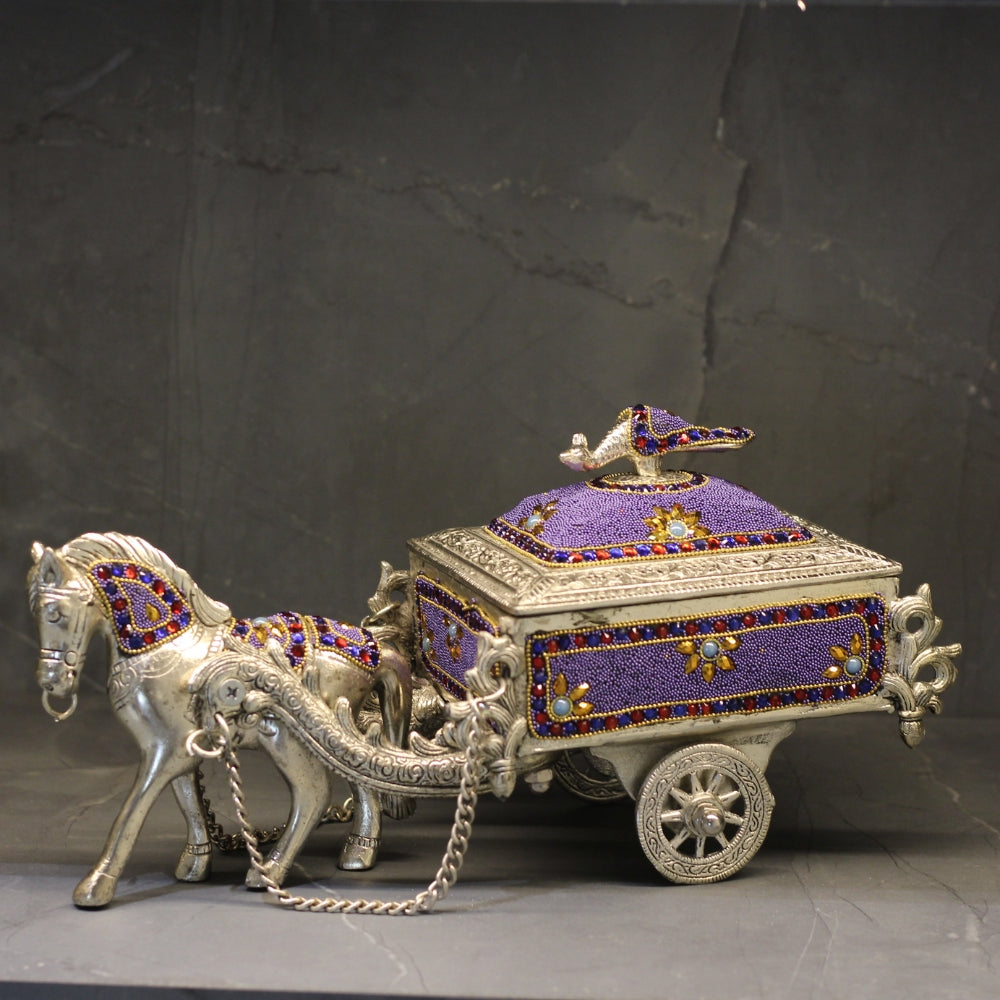 Horse Carriage Showpiece – Stone Work