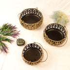 Cutwork Iron Basket – Set of 3 — view 2