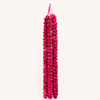 Rose red artificial rose garland string, 6 feet long, full product view