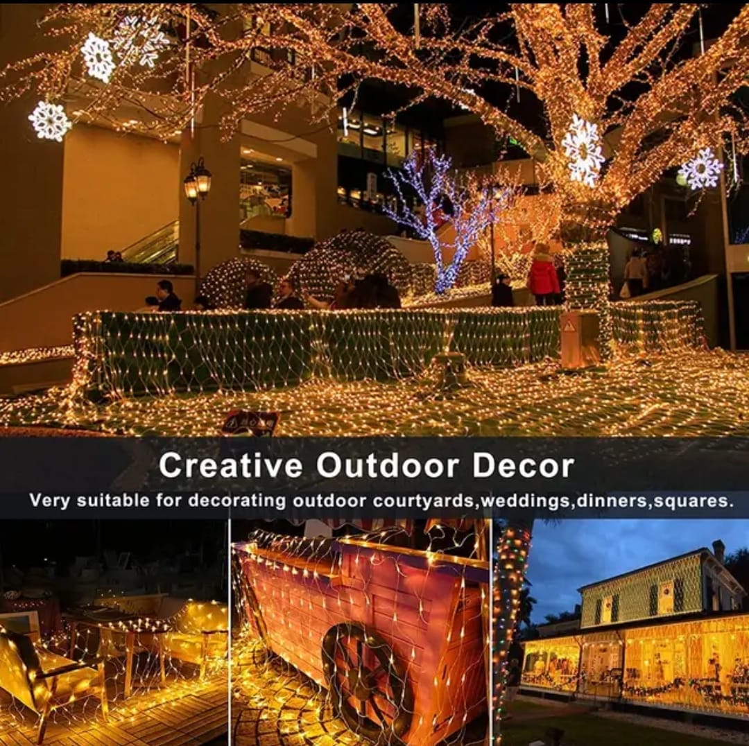 240 LED outdoor decorative mesh net lights