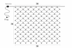 3m x 3m 240 LED warm white mesh net curtain lights