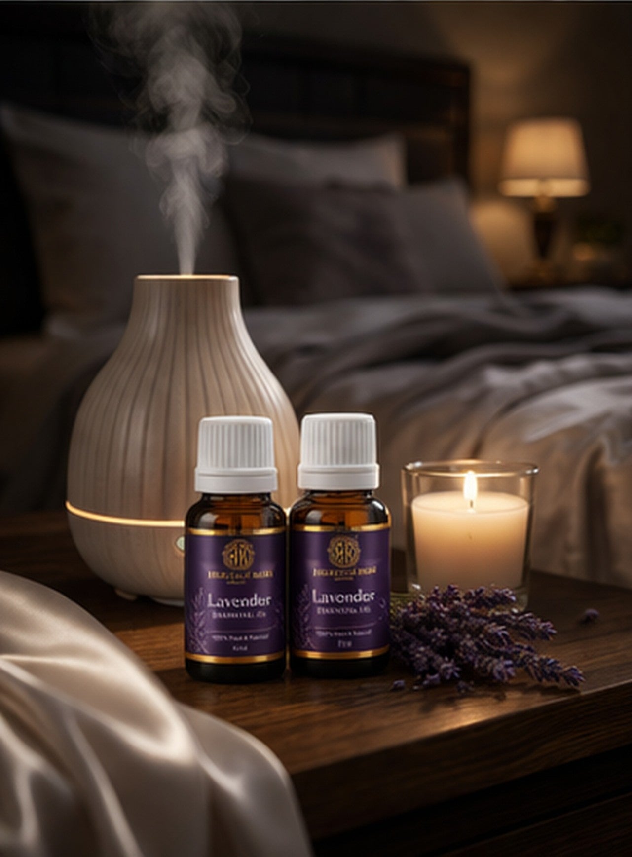 Handcrafted Lavender Pure Aroma Oil made in India – HeritageKosh