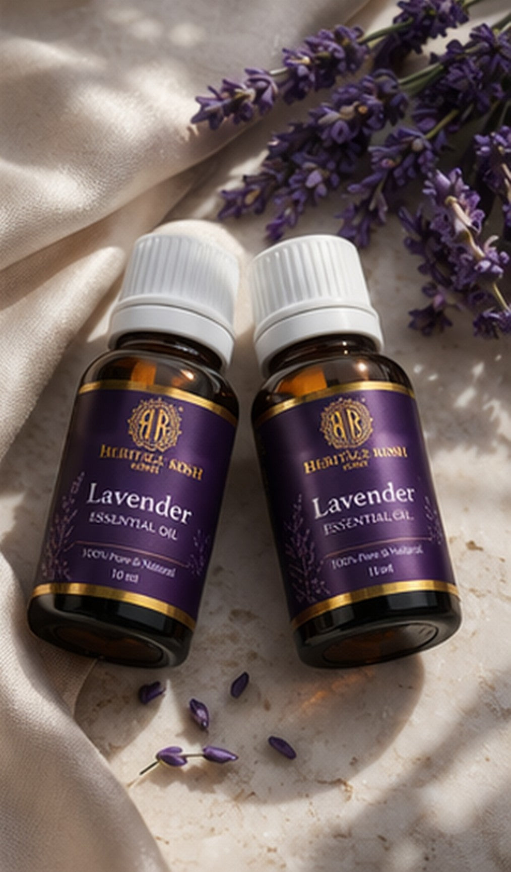 Handcrafted Lavender Pure Aroma Oil made in India – HeritageKosh