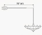 Pair of Hanging Diya