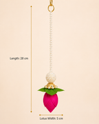 Moti Lotus Toran dimensions: 28 cm length and 5 cm lotus width