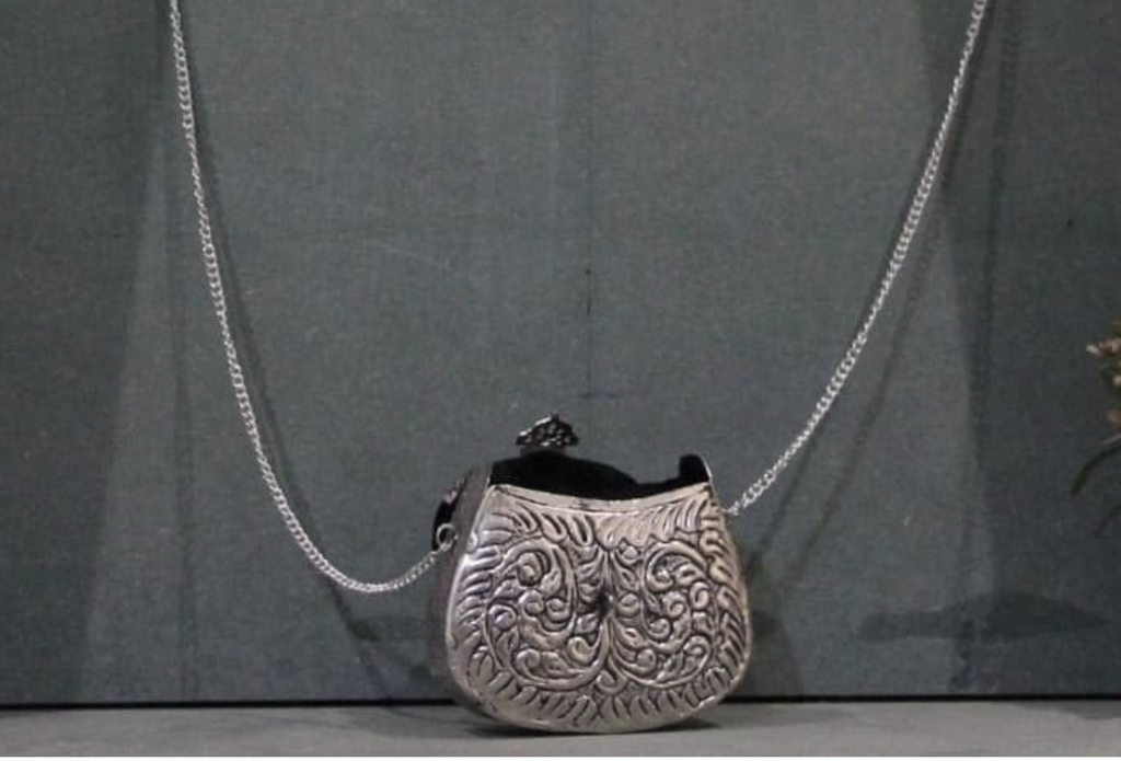 Brass Purse Small with Chain Strap – Small