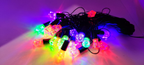 Decorative String Lights - Crystal shape, lit