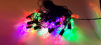 Decorative String Lights - Star shape, lit