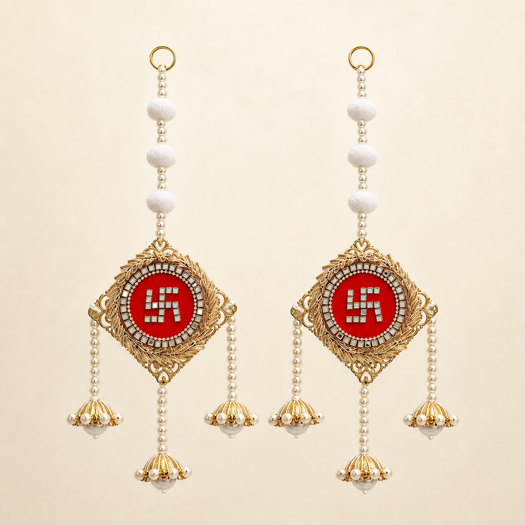 Swastik hanging pair