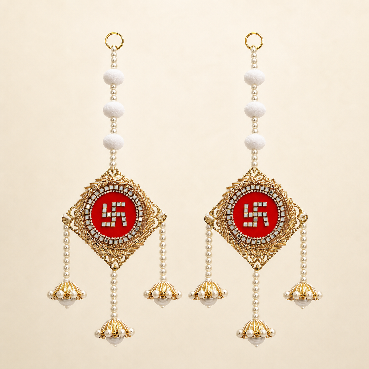 Swastik hanging pair