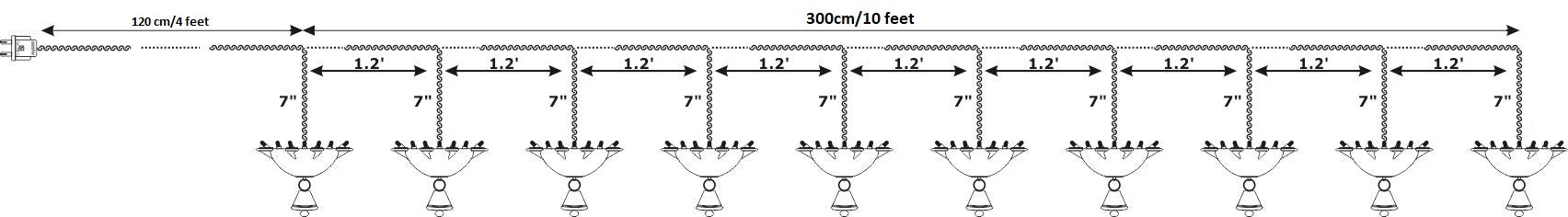 Horizontal Diyas