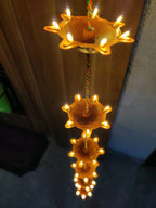Handcrafted Hanging Diyas 10 Diya Pair made in India – HeritageKosh